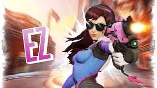 This DVA player is literally a GOD  Overwatch Best and Funny Moments - Ep.271