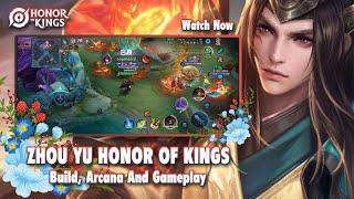 honor of kings zhou yu build arcana and gameplay