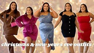 PARTY SEASON OUTFITS Christmas & New Years Eve  plus size curvy haul & try on