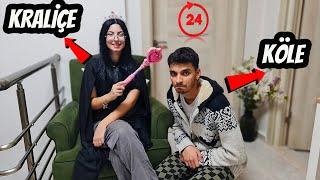 BERKE KÖLEM OLDU 24 SAAT ? ÇILDIRDI   HERŞEY EVET  KRALİÇE KÖLE  EYLÜL LAL @Berke_teker