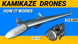 Kamikaze drone Iran Shahed 136  How it Works