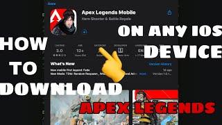 How To Download APEX LEGENDS MOBILE IN IOS APP STORE  #apexlegends #apex