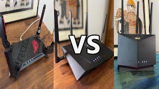 ASUS GT-AX6000 vs RT-AX88U Pro vs RT-AX86U Pro Which of the three is the best WiFi 6 router?