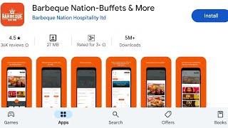 How To Install Barbeque Nation Buffets & More Apps  How To Download Barbeque Nation Buffets & More