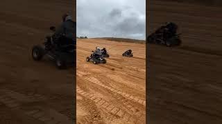 Raptor 700’s & LTR 450 drag racing at Little Sahara Sand Dunes