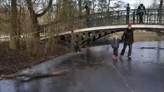 Amsterdam Vondelpark - Schaatsen langs Vondel - 2 maart 2018