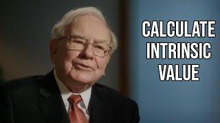 How To Calculate Intrinsic Value Full Example