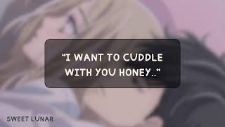 ASMR Cuddling Your Girlfriend To Sleep  heavy breathing Sleep Aid