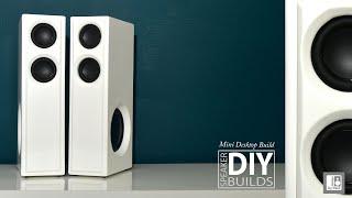 Speaker Build - DIY Mini Tower Desktop Speaker build with 2 Full Range Drivers.