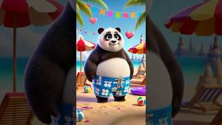 Rescue on the Beach ️ #pandalover #funnystories