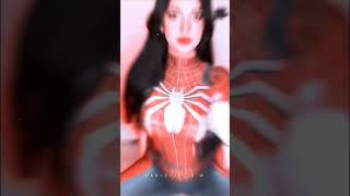 SPIDER HOT  GIRLI• FT - LISA BLACKPINK  EDITS FAKE STATUS #presetalightmotion #spidergirl #xmlfile