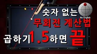 숫자 없는 무회전 계산법 _ 곱하기 1.5 하면 끝 _ 평행 이동X _ 숫자 X