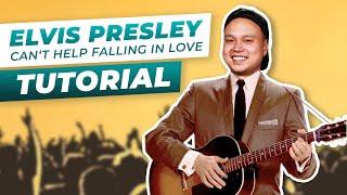 Elvis Presley - Can’t help falling in love GITARREN Tutorial  Super Einfach LERNEN
