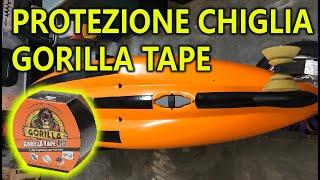 KAYAK FISHING protezione chiglia GORILLA TAPE