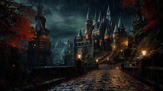 Autumn Rain and Thunder in Majestic Castle for Sleep and Insomnia Therapy