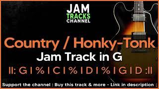 Country  Honky-Tonk Guitar Backing Track in G