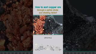 How to sort copper ore through a spiral chute and shaking table?