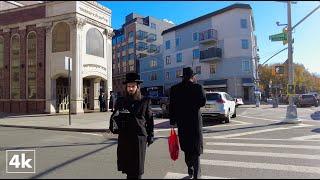 Walking Hasidic Jewish Neighborhood of Williamsburg Brooklyn New York City  4k