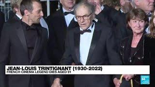 Jean-Louis Trintignant wonderful talent of French cinema dies at 91 • FRANCE 24 English