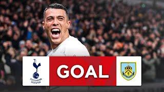 WHAT A GOAL  Pedro Porro  Tottenham Hotspur 1-0 Burnley  Third Round  Emirates FA Cup 2023-24