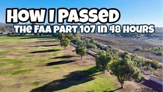 How to pass the FAA Part 107 in 48 hours for your drone pilot license 2021