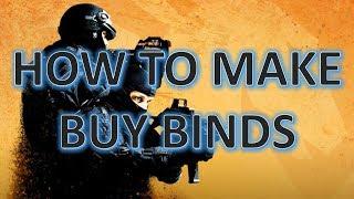 How to create buy binds for CSGO tutorial 2019