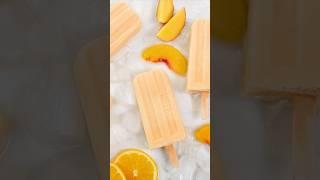 Just Peachy Smoothie Pops  Frozen Summer Treats #Shorts