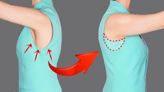 Good sewing trick how to fix a loose armhole to fit you perfectly