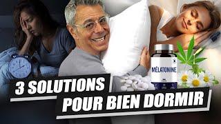 AVOIR UN BON SOMMEIL  MES 3 SOLUTIONS POUR BIEN DORMIR CBD PLANTES et MÉLATONINE