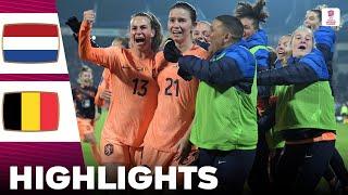 Netherlands vs Belgium  What a Game  Highlights  UEFA Womens Nations League 05-12-2023