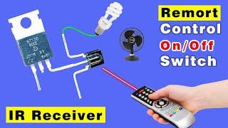 How to make simple Wireless Remote control Switch without Relay IR Receiver Remote control