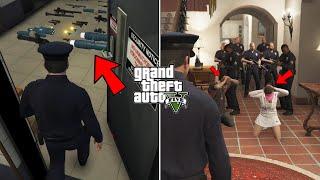 How To Unlock the Police Armory Room in GTA 5 UNLIMITED WEAPONS