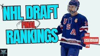 New Wave Hockeys Final 2024 NHL Draft Rankings Top 100