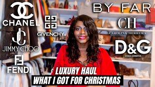Luxury Haul 2023  Luxury Unboxing 2022  What I Got For Christmas 2022 Chanel Fendi By Far More