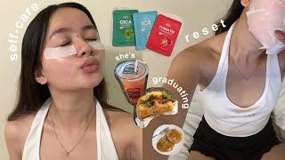 Self-care  reset vlog *shes gradwaiting*  Memel De Guzman