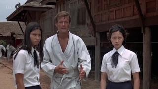 Roger Moore karate clip from Bond film The Man with the Golden Gun