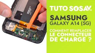 Tutoriel SOSav  Remplacement du connecteur de charge du Samsung Galaxy A14 5G