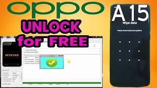 OPPO A15 UNLOCK BY SP FLASH TOOL FREE