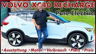 Volvo XC40 Recharge Single Motor Extended Range - 575 km Reichweite 200 kW Laden  Test Review 2023