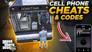 Unlock GTA 5s Secrets Ultimate Cell Phone Cheat Codes for All Platforms  GTA BOOM