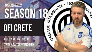 Build A Nation Greece  Moneyball Behold The New Era  OFI Crete  S18  FM24