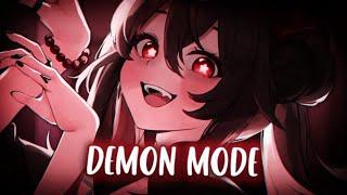 Nightcore - Demon Mode Lyrics animated