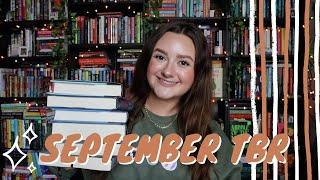 SEPTEMBER TBR 2024  new release thrillers spooky fall reads & fantasy series