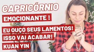 CAPRICÓRNIO ️ FUI ÁS LÁGRIMAS  EU OUÇO O GRITO SILENCIOSO PRESO NO SEU PEITO -MESTRA KUAN YIN