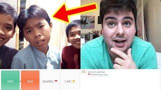 White Guy Shocks Strangers by Speaking Perfect Indonesian in Omegle