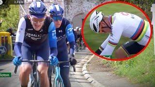 Were Israel Premier Tech Wrong to Pace after MVDP Crash?  Liege-Bastogne-Liege 2024