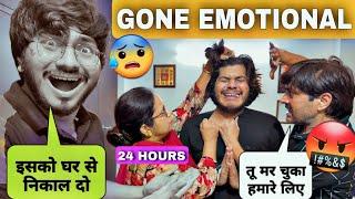 FUNNIEST PRANKS ON BADMOS CHORA FOR 24 HOURS  GONE EMOTIONAL   Skater Himanshu