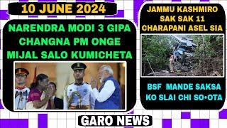 Garo News10 June 2024 Sak 11 de sijok Jammu kashmiro chadrapa bus gaakonjok akuangchisa dukni