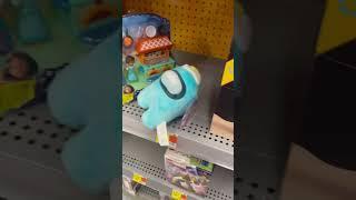 Guy throws amongus into ceiling AGAIN #amongus #walmart