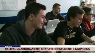 SCUOLA. CAMPANIA ABBONAMENTI GRATUITI PER STUDENTI E NUOVI SCUOLABUS